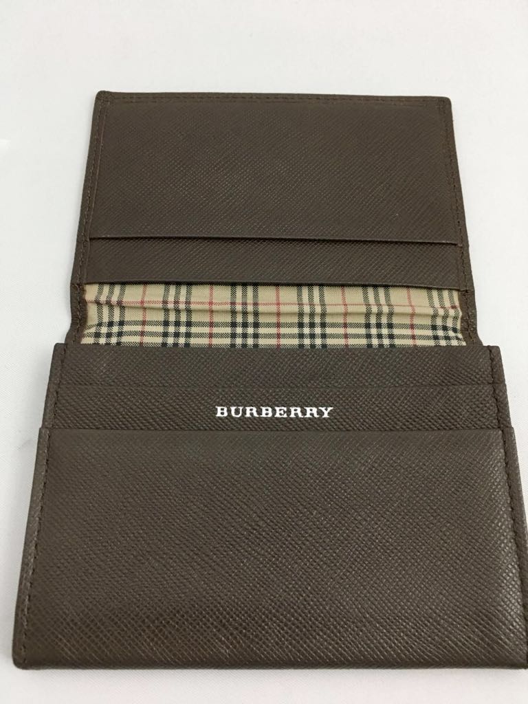 □新品□未使用□ BURBERRY バーバリー レザー 内部ノバチェック