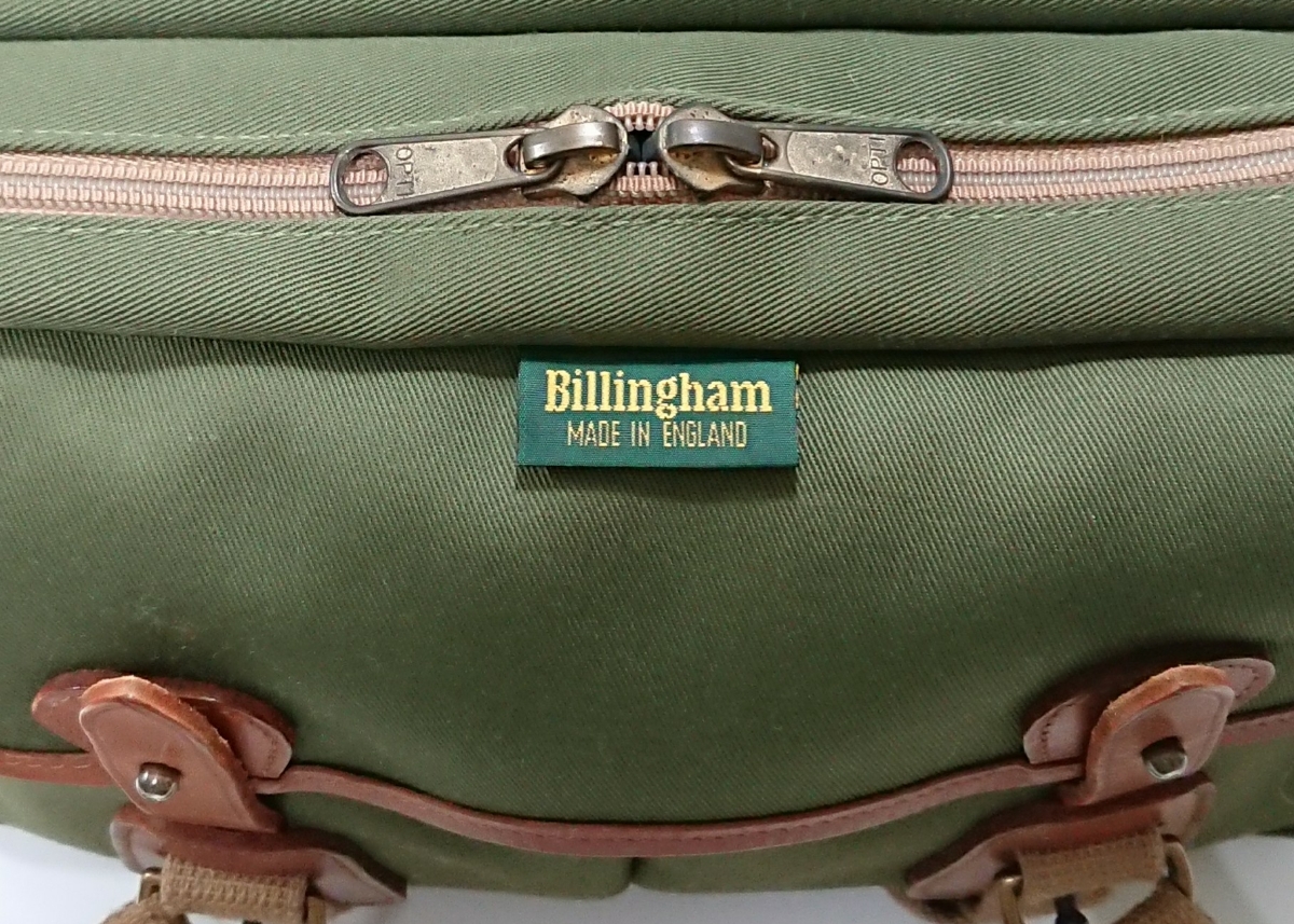 英国製 BILLINGHAM ビリンガム カメラバッグ ショルダー 2WAY MADE IN 