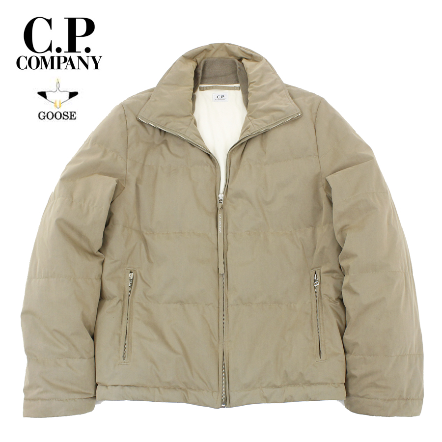 C.P.COMPANY シーピーカンパニー PIUMA D’OCA ダウンジャケット ベージュ 46 STONE ISLAND ストーンアイランド マッシモ・オスティ