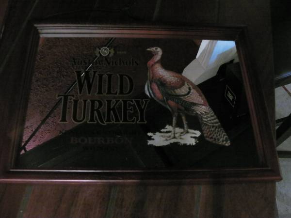 ワイルドターキー 非売品 パブミラー ワイルドターキーWild Turkey