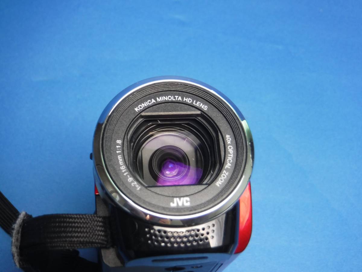 JVCビデオカメラBDライターセット GZ-E600-R （中古）