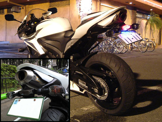 新品 CBR600RR ('07～'12) PC40 LEDテールランプ フェンダーレス