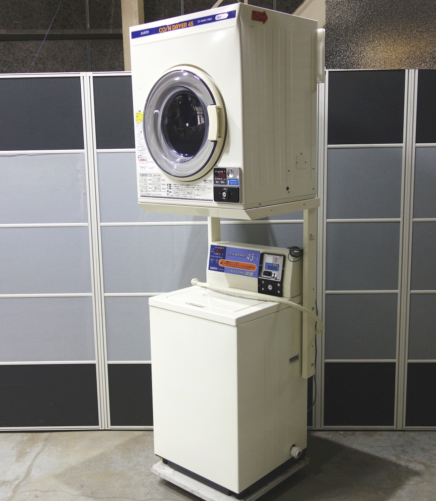 引取限定】全自動洗濯機 乾燥機 ASW‐J45C CD‐S45C1 サンヨー 2009