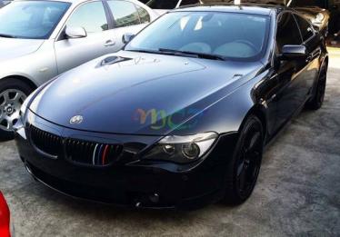 BMW E63 E64 M6 フロントグリル 光沢黒+Mカラー 3色 セット ABS製 シングルバー 2004-2010 6シリーズ 在庫 即発送