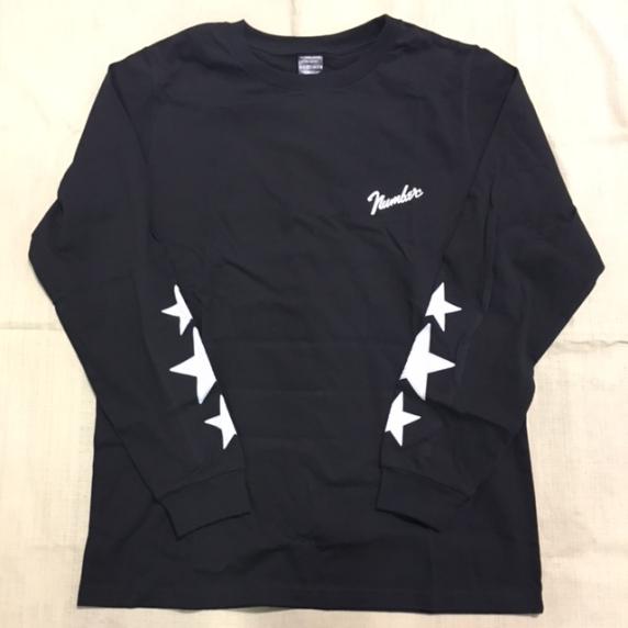 17AW 新作 新品未使用 NUMBER NINE ナンバーナイン LONG T-SHIRTS_STAR ロングスリーブTシャツ BLACK 4