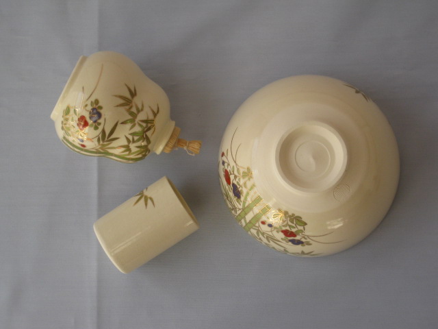 漆器【女桑 利休茶箱揃い】 茶箱11点セット 化粧箱入り 笹蒔絵3点