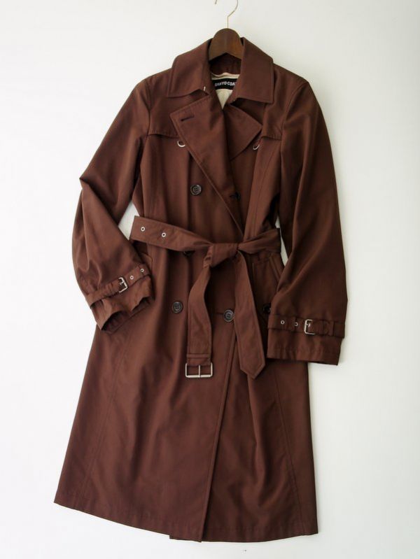 L236*サンヨーコート*レディース*ゴアテックス*トレンチコート*ブラウン系*茶系*11