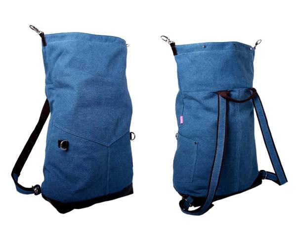 スタイリスト出品◇デザイナーズ #ブルーツーリストリュックサック7青 ※合計6900円以上で送料無料！ 家ではランドリーバッグとしても可！