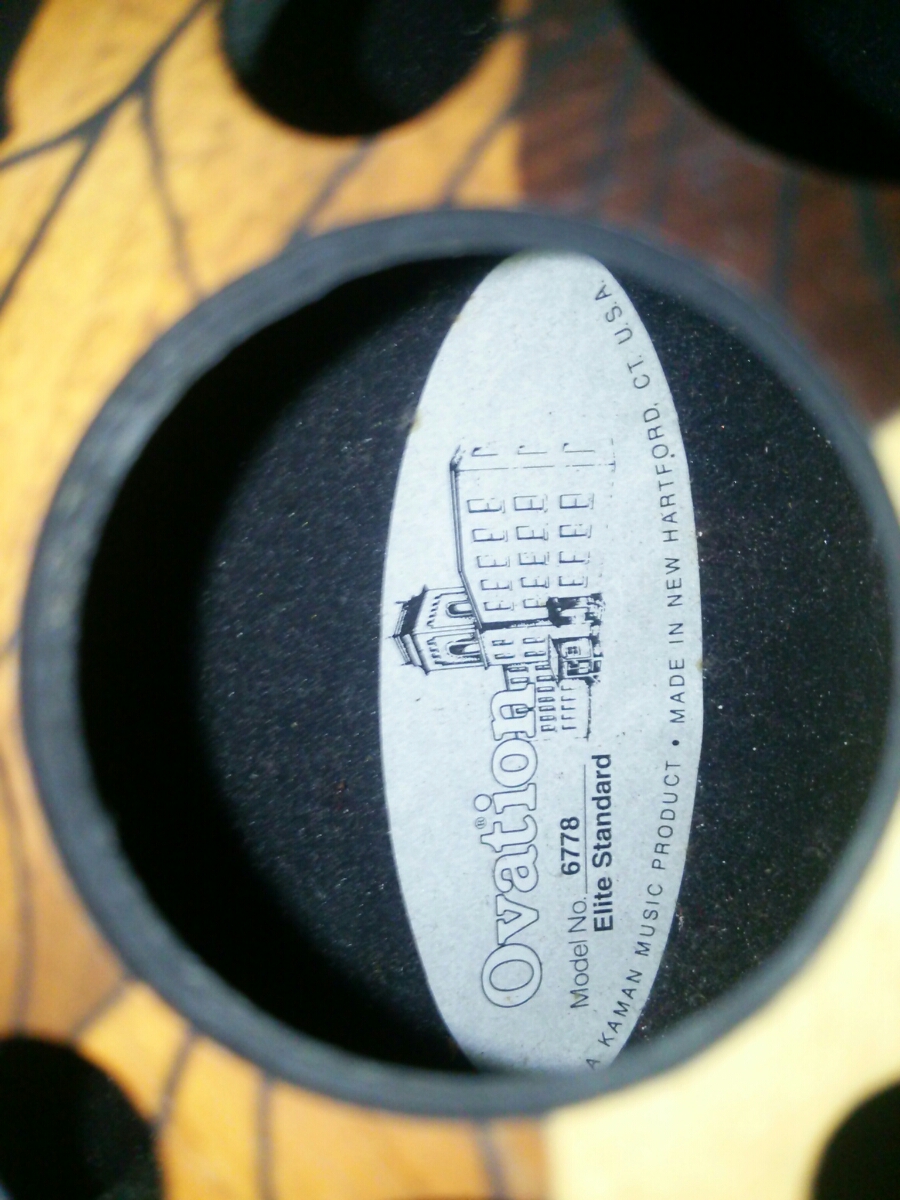 Ovation　Ｅｌｉｔｅ Ｓｔａｎｄａｒｄ　6778　リペアあり