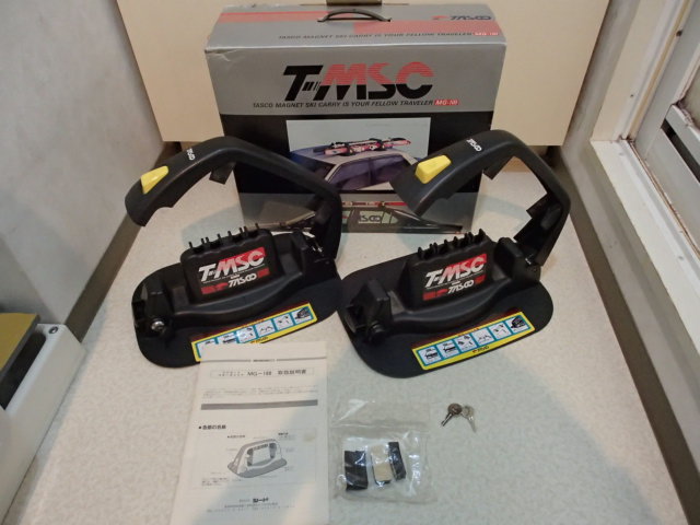 TASCO T-MCS スキーキャリア MG-100 マグネットキャリア かんたん マグネットタイプ カギ2本/元箱あり 札幌市 新道東店 I bought a super cheap magnetic carrier on Amazon! Is it okay