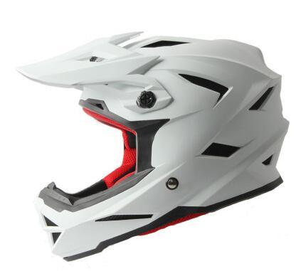 新入荷 多数の大きな通気口 THH オフロードヘルメット白 S