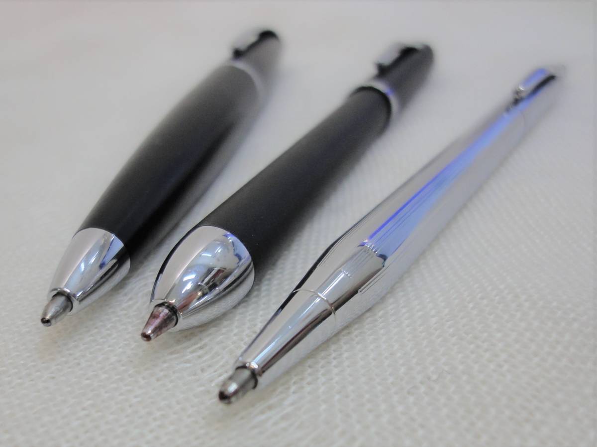 【大-28539】CROSS クロス◇黒・赤ボールペン&シャープペン/ボールペン 2本◇3本セット【中古品】