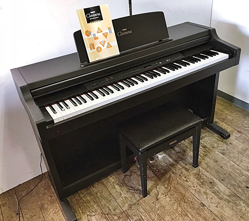 ヤマハ YAMAHA クラビノーバ CLP-411 電子ピアノ 88鍵盤 高低イス 取扱 