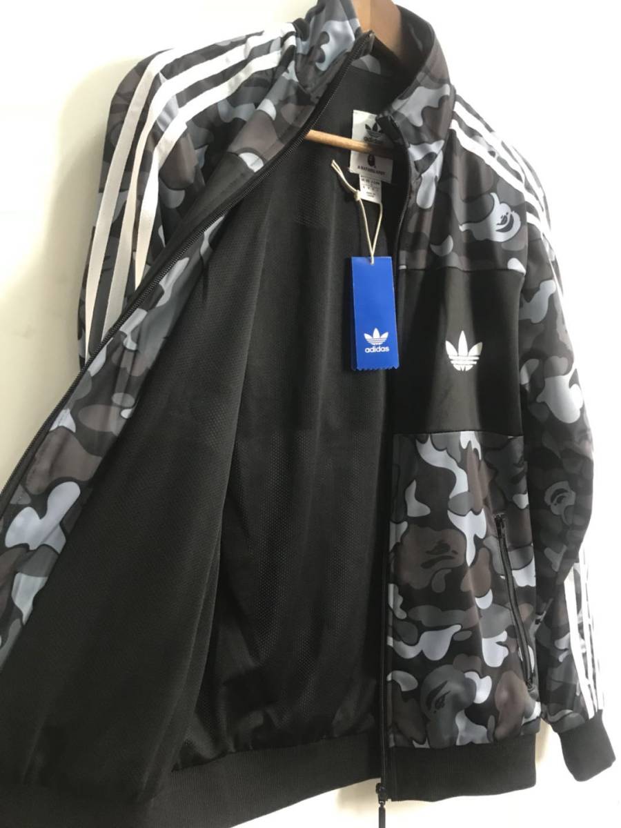 ADIDAS X A BATHING APE アディダス エイプ 迷彩 ジャージ サイズS