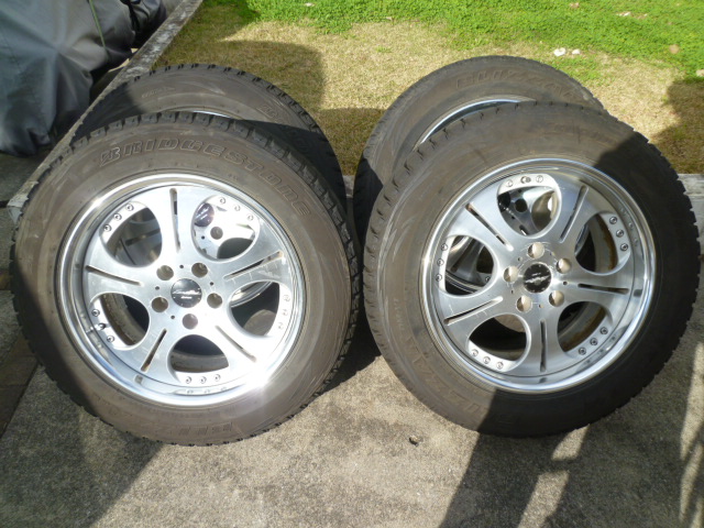 ☆ブリヂストン　ブリザック　ＤＭ-Ｖ1　225/60Ｒ17　ＷＯＲＫ　ユーロライン　7.5Ｊ　オフ+38☆