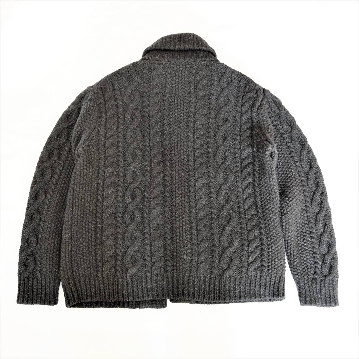 BY GLADHAND グラッドハンド ISLANDS SWEATER ケーブル編み 51，840- ニット カウチン セーター カーディガン ローゲージ GANGSTERVILLE