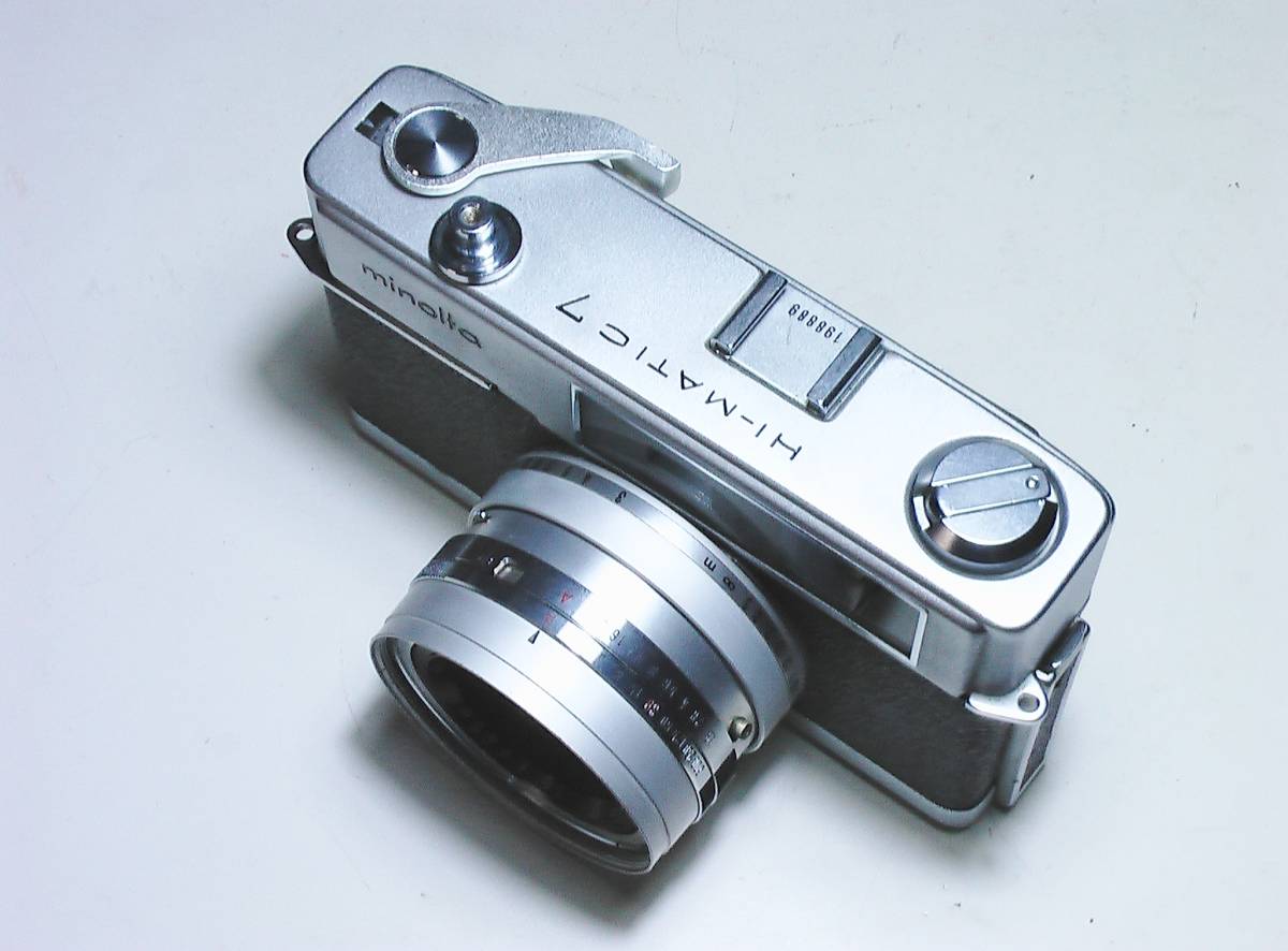 □□□□ミノルタ/ハイマチック7/修理＆試写済/ROKKOR-PF45mmF1.8/HI 