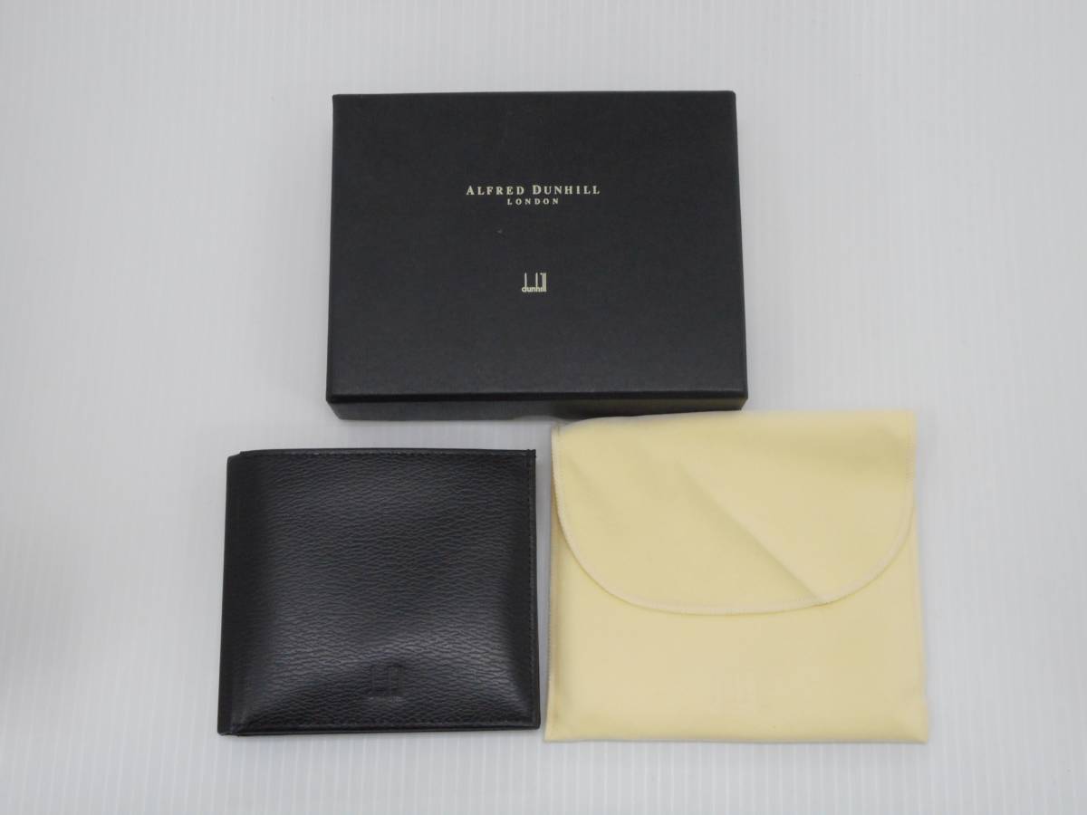Dunhill ダンヒル WG3000A 二つ折り財布 レザー ブラック dunhill