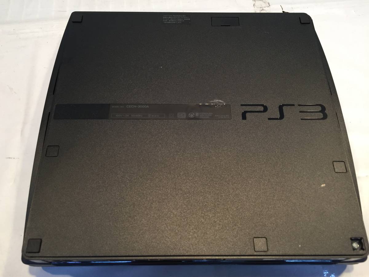 中古品 PS3本体のみ 160GB CECH-3000A 動作確認済み ブラック 1219314E