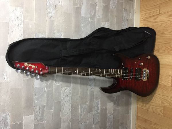 アイバニーズ Ibanez Gio エレキギター GRX90A TRB レッド 赤 音出し