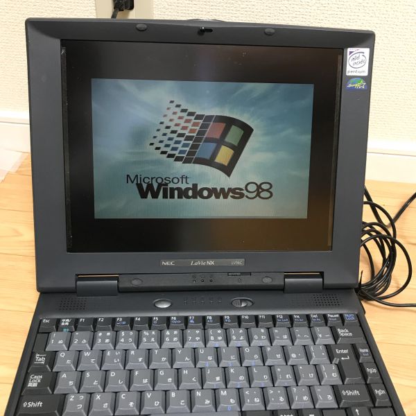 NEC LaVie NX LV16C ノートパソコン PC-LV16CWSDAF-1 Windows98 動作OK レトロ