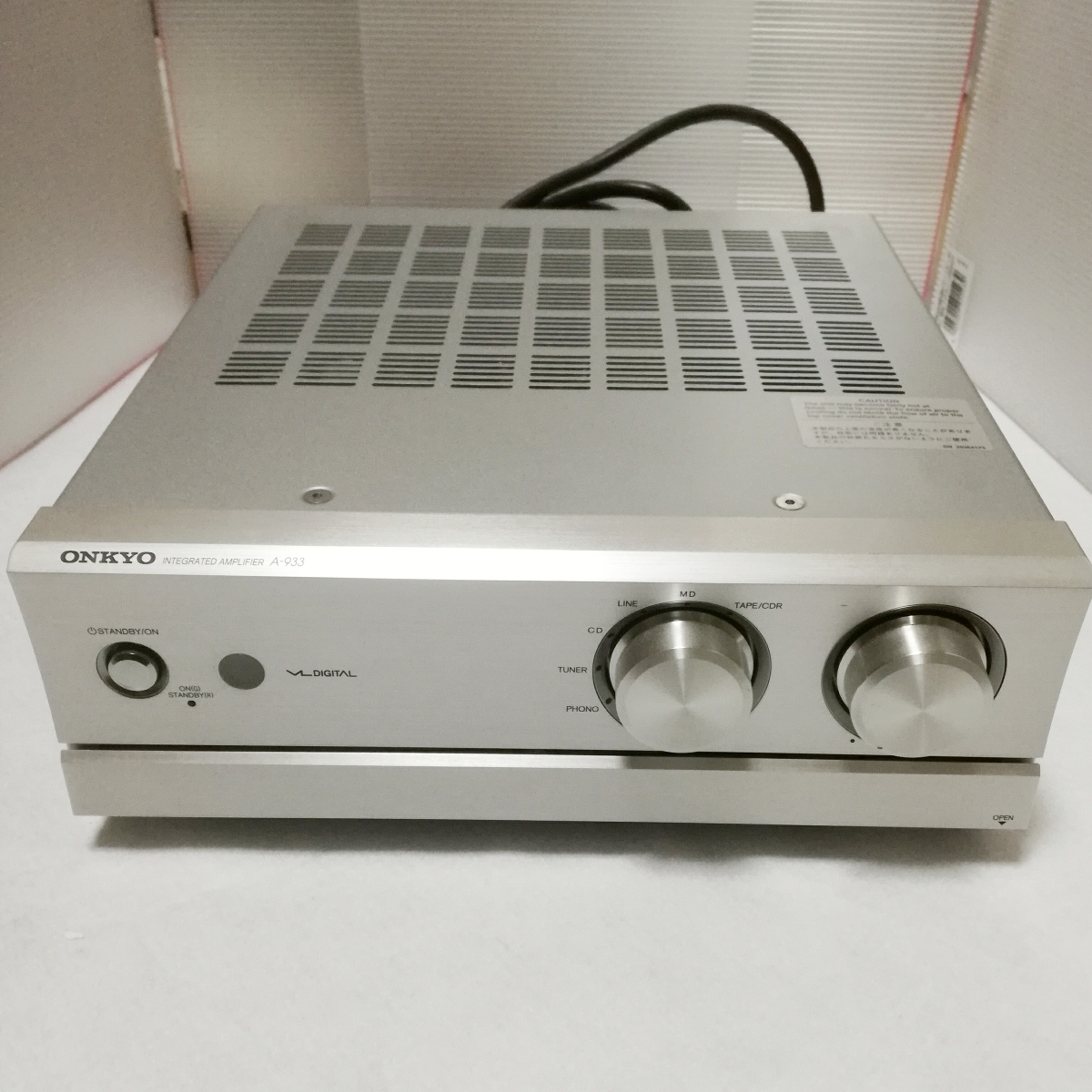 ☆オンキヨー ONKYO A-933 プリメインアンプ ジャンク オンキョー