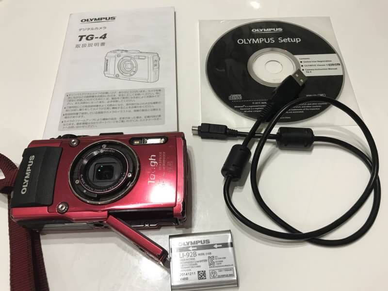 【中古】【ジャンク品】オリンパス OLYMPUS STYLUS TG-4 Tough [レッド]