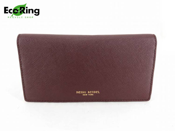1円 超美品 ヘンリヘンデル レザー 長財布 CH710