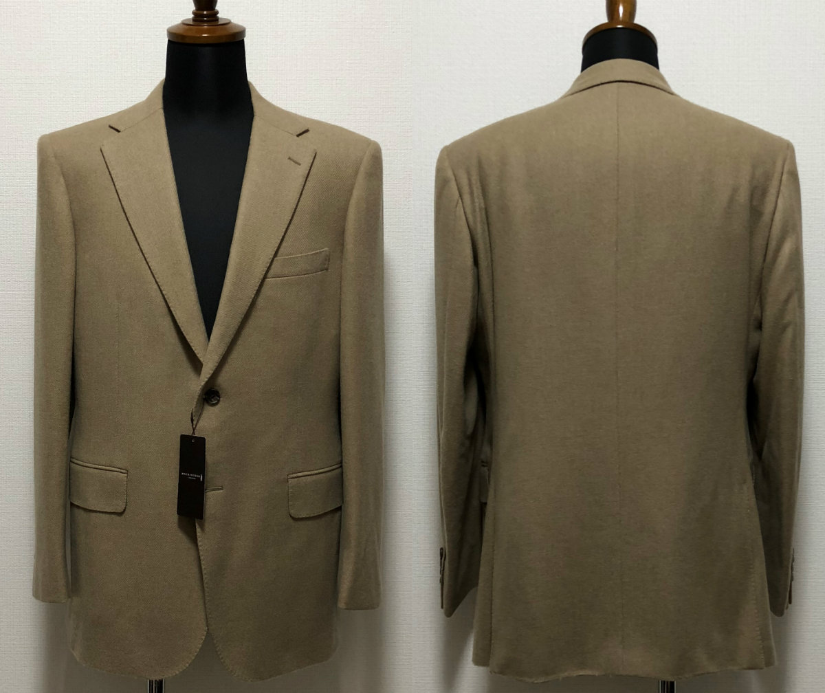 新品15.1万▼マッキントッシュロンドン カシミヤジャケット100AB7ベージュ▼MACKINTOSH LONDON