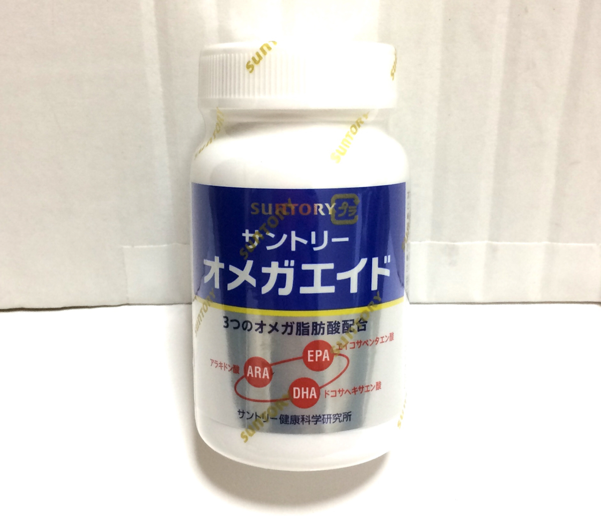 クイック出荷 即決サントリー『オメガエイド』180粒（新品未開封）1個／賞味期限:2019年10月／SUNTORY／ARA・DHA・EPA