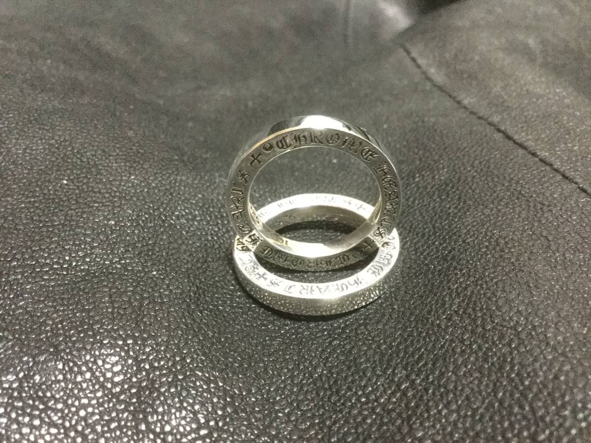 新品 クロムハーツ Chrome Hearts 3mm スペーサーリングプレーン 13号 