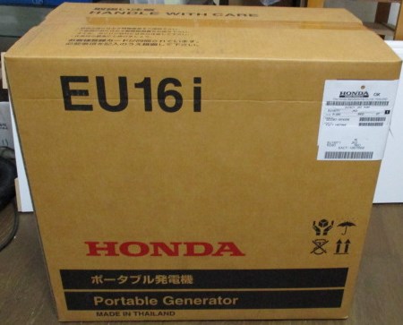 新品　未開封　HONDA インバーター発電機　EU16i 　激安