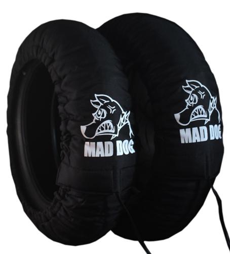 【送料無料】MAD DOG タイヤウォーマー12インチ中古品 MAD タイヤウォーマー DOG グロム DOG(マッドドッグ) 在庫わずか！