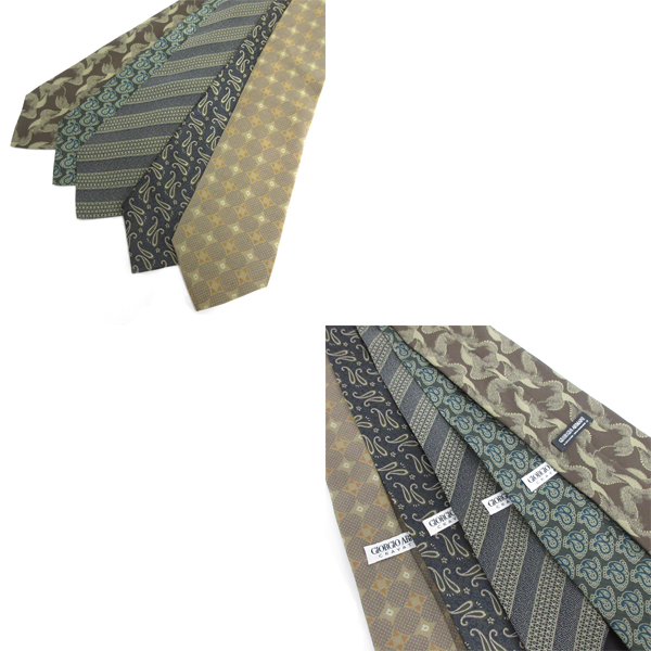 ブランド ネクタイ HERMES Burberry BVLGARI ARMANI Dior 28本 シルク100% 未使用品あり ν