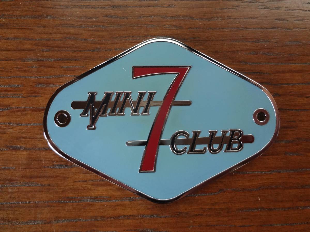 レア！MINI SEVEN CLUB　ミニ・セブン・クラブ　エンブレムバッジ　BMC