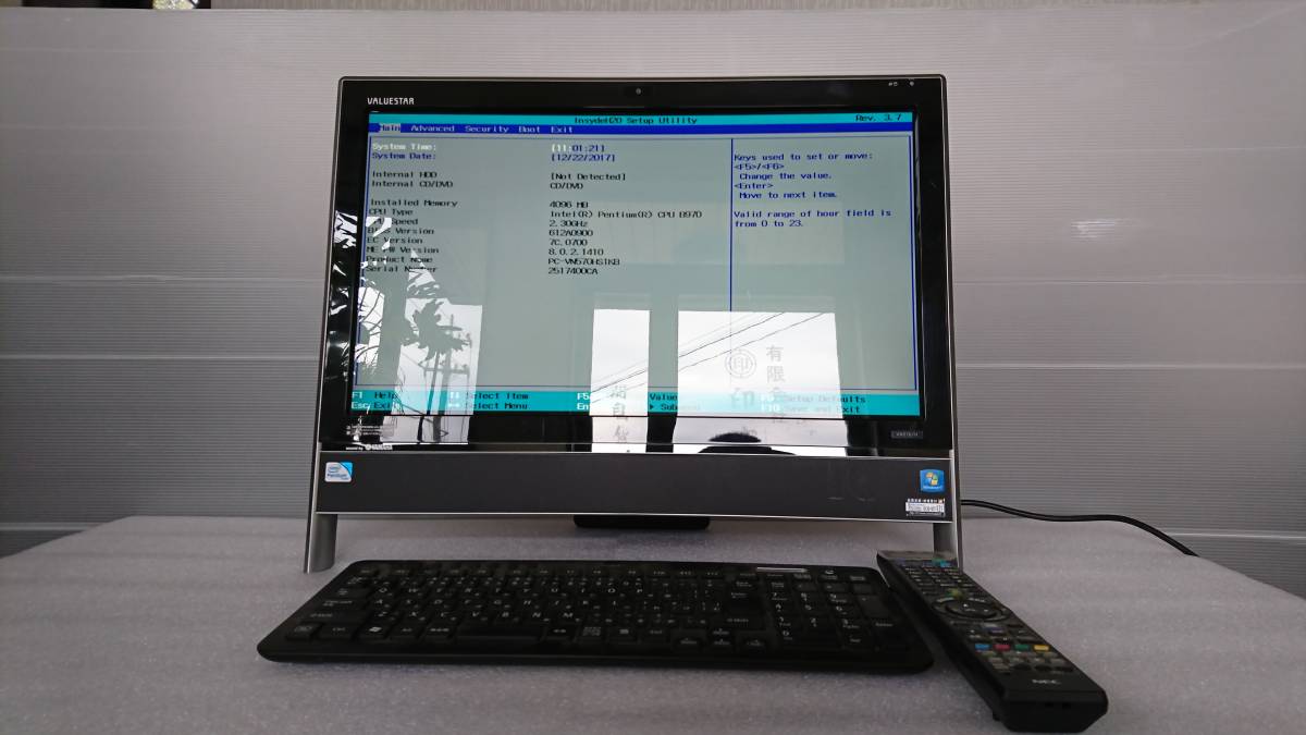 ◇◇NEC VALUESTAR VN570/H Windows7 ジャンク品◇◇
