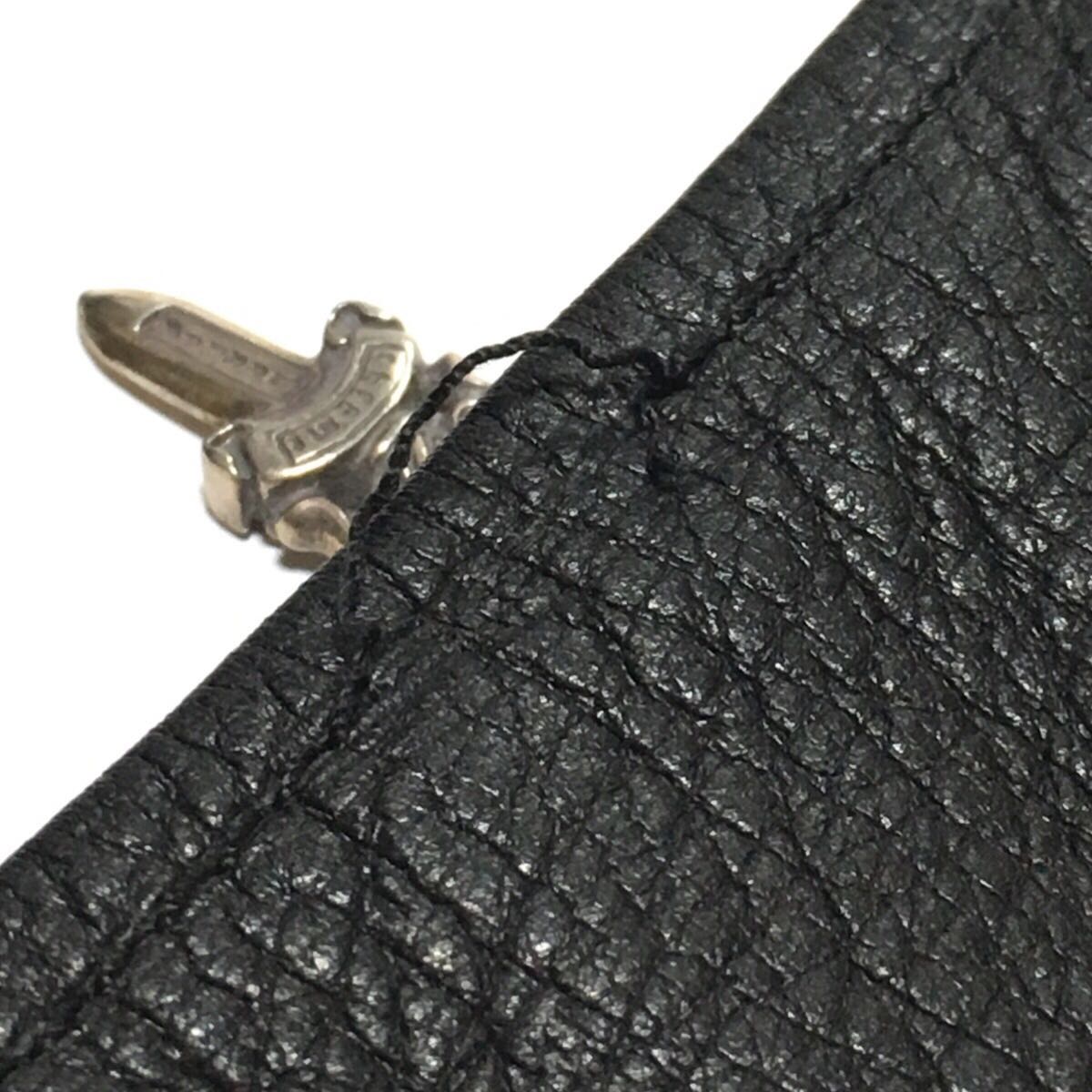 正規品保証】CHROME HEARTS クロムハーツ ダガージップ レザー