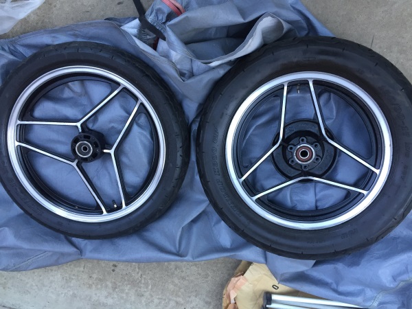 gsx1100s 750sカタナ 前後ホイール