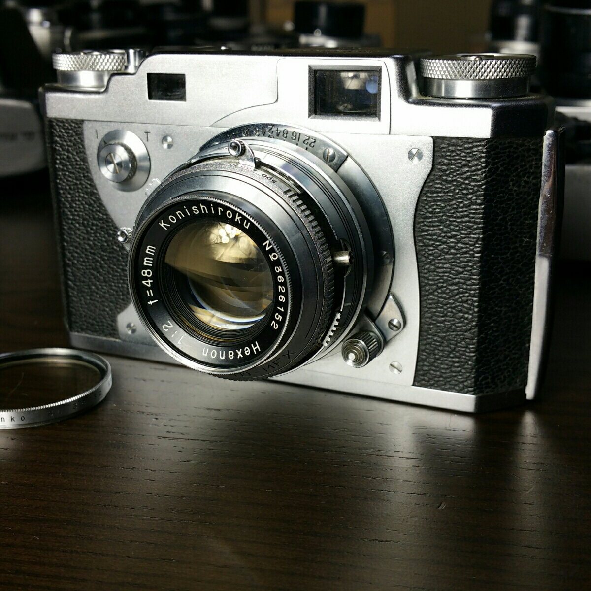 マニア向け、コニカ ⅡA フィルムカメラ1960年代物 マニア向け、コニカ
