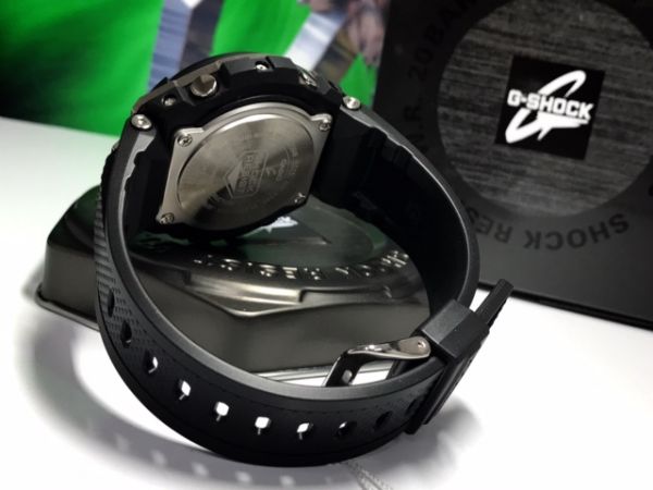 新品腕時計Gショック Gスチール CASIO正規品 G-SHOCK G-STEEL タフソーラー 腕時計 ステンレス ブラック　アナデジ