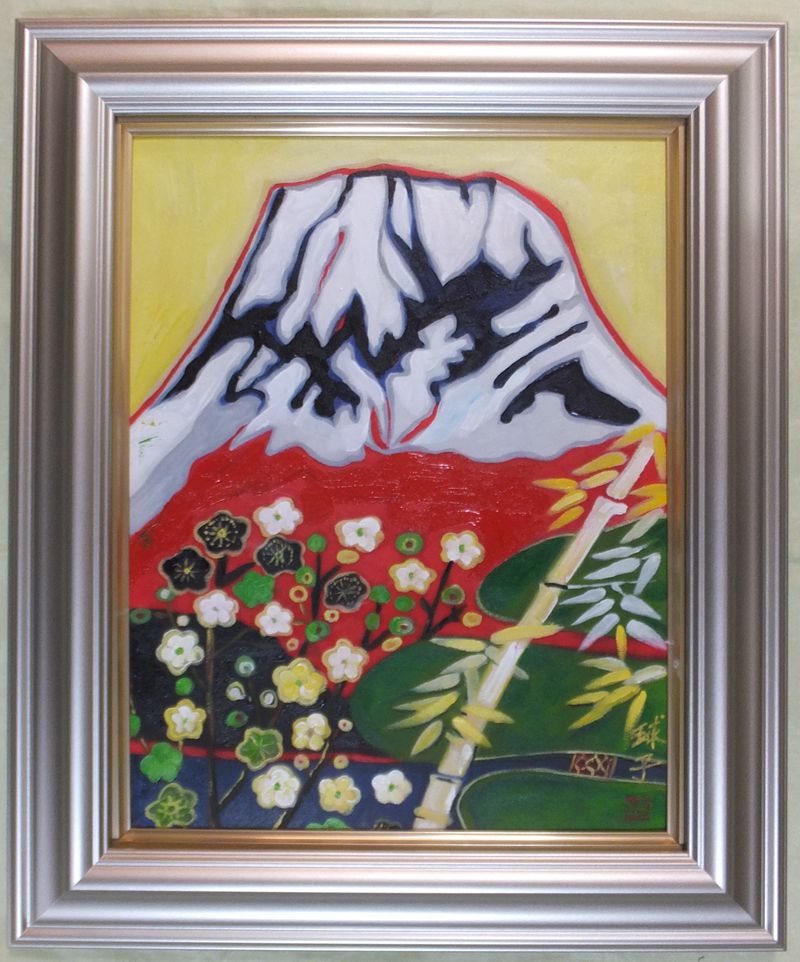 お得，セール 古美術 肉筆保証 油絵 片岡球子 風景画 額装 骨董(自然、風景画)｜売買されたオークション情報、yahooの商品情報をアーカイブ公開 - オークファン 自然、風景画