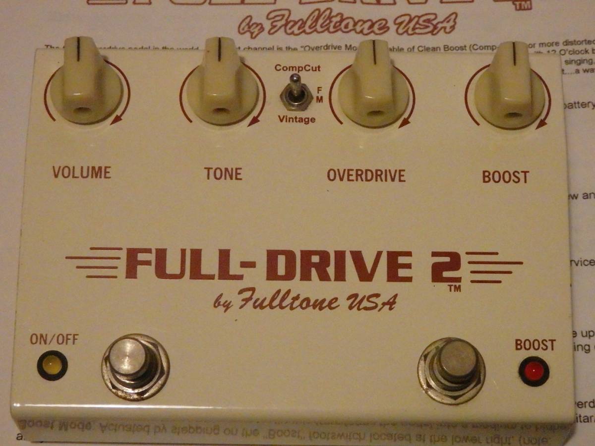 日本限定150台FULL-DRIVE2 Fulltone Custom Shop 日本限定150台FULL-DRIVE2 Fulltone Custom Shop 日本限定150台FULL