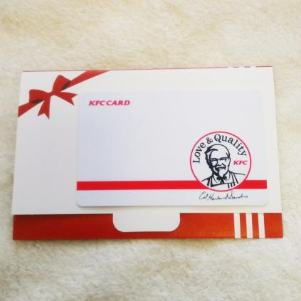即決》KFCカード 10，000円分 ケンタッキー ギフトカード 番号通知無料