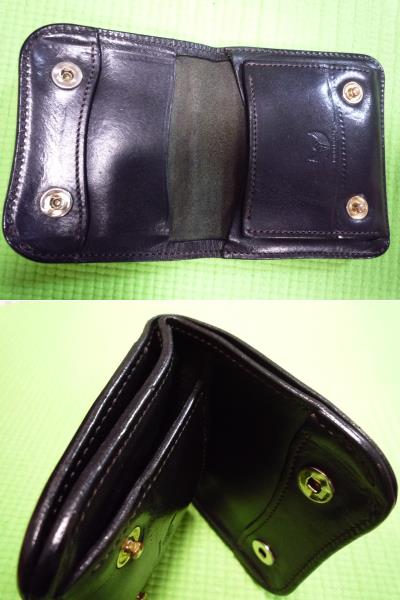 WILDSWANS・ワイルドスワンズ★二つ折り財布☆PALM (パーム)☆サドルプルアップ☆黒