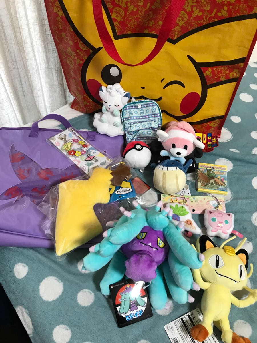 ポケモンセンター限定 ピカピカバッグ2018 福袋 アローラロコン入り