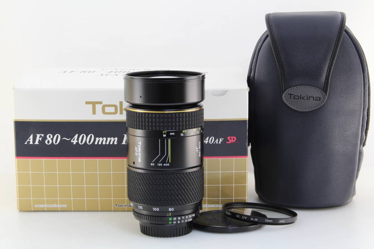 低価，爆買い AB+ Tokina トキナー AF AT-X 80-400mm F4.5-5.6 SD ニコン用 元箱(ニコン)｜売買されたオークション情報、yahooの商品情報をアーカイブ公開 - オークファン ニコン