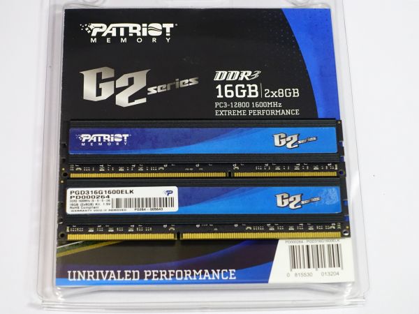 Patriot DDR3 Viper PC3-12800 Memory 0 x 1 8GB 1600MHz 16GB (2
