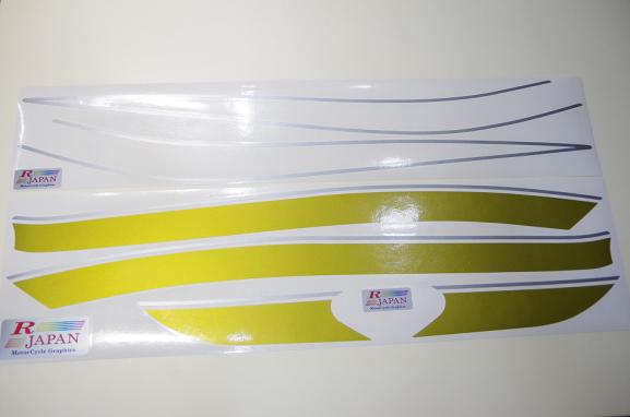 ゼファー1100用タイガーラインステッカー 外装用デカールセット 純正