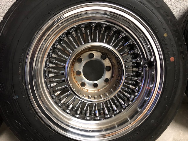 希少！旧車！ローライダー！ロードスター ワイヤーホイール 4本セット