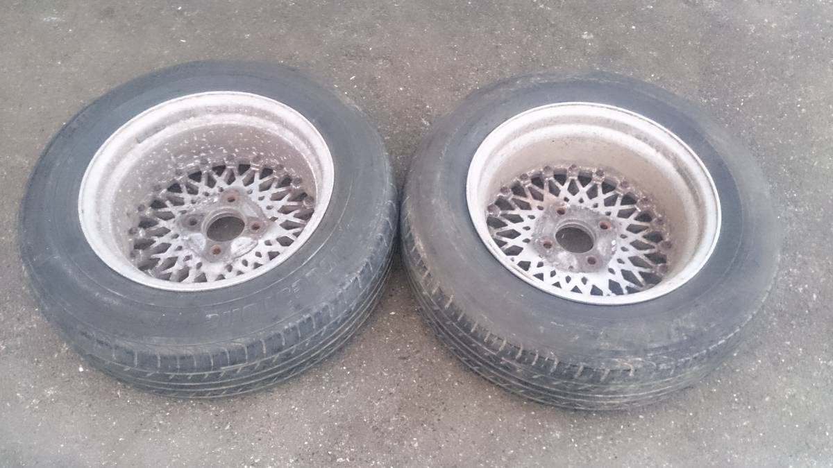 SSR 114.3 4穴 7j 希少 旧車 SSR メッシュ 15インチ ホイール スピード 